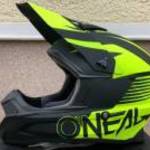 Új ONEAL 1 series matt fekete/sárga MX, motocross, cross sisak, bukósisak (M) fotó