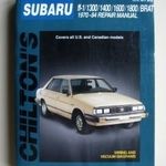 Subaru FF-1, 1300, 1400, 1600, 1800, Brat javítási könyv (1970-1984) Chilton USA fotó