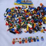 1kg vegyes ömlesztett LEGO csomag 10db figurával - ajándék összerakási útmutatók (eredeti lego) f fotó
