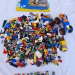 1kg vegyes ömlesztett LEGO csomag 10db figurával - ajándék összerakási útmutatók (eredeti lego) e fotó