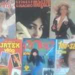 17 db régi újság: Színész Újságíró magazin, Polip magazin, Világ Ifjúsága, Film világ, Video Play. fotó