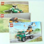 Lego 31043 Creator, Chopper Transporter, útmutató, 3 füzet fotó