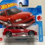 - '90 Honda Civic EF - Hot Wheels - 2023 - HW J-Imports - új dobozos - 1: 64 autó modell fotó