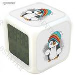 Pingvin színváltós világító óra ébresztő hőmérő 2 fotó