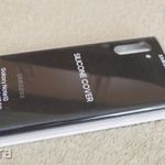 Új! Samsung Note 10 szilikon hátlaptok, tok (GYÁRI EF-PN970TBEGWW) fekete fotó