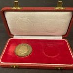 Ezüst pénzérme dobozában - 100 FORINT 1968 / Semmelweis 150. évfordulóra kiadott ezüst érme fotó