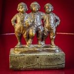 Szecessziós Schmidt-Felling bronz szoborcsoport - INGYENES SZÁLLÍTÁSSAL! fotó