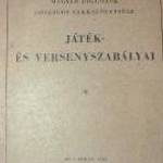 Magyar Dolgozók Országos Sakkszövetsége Játék és versenyszabályai 1949 / könyv fotó