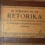 Dr. Alszeghy – Dr. Sík Retorika / antik könyv 1928 fotó