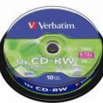 CD-RW lemez, újraírható, SERL, 700MB, 8-10x, 10 db, hengeren VERBATIM fotó