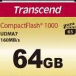 Transcend CompactFlash Card 1000x 64GB MLC memóriakártya fotó