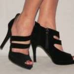 Shoe Girls fekete extravagáns új pántos cipő 38 fotó