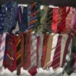 6 db színes márkás nyakkendő fotó