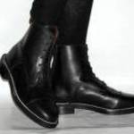 Bonis olasz bőr magasszárú fűzős férfi cipő bakancs bokacsizma fotó