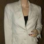 MNG Suit fehér csíkos karcsúsított blézer 38 fotó