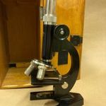 Régi német mikroszkóp - " Christian Beck & Söhne, Kassel microscope... fotó