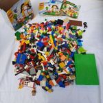 1kg vegyes ömlesztett LEGO csomag figurával - ajándék összerakási útmutatók (eredeti lego) k fotó