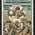 Németország 1914. Kézműves kiállítás Solingenben levélzáró bélyeg A1251 fotó