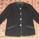 Tiroli sötétszürke puha gyapjú női kabátka XL fotó