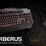 ASUS Cerberus Led Backlit Gaming Keyboard 12 makro programozható, kék/piros színű fotó