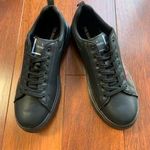 ELADÓ ÚJ, valódi BŐR TRUSSARDI fekete férfi cipő 46-os méret fotó