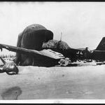 'Melegítik a zubó motorját', Junkers 87 német repülőgép valahol a Szovjetúnióban, 2. vi... fotó