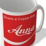 Neves bögre - Share a Cuppa with Anna fotó
