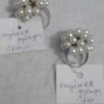 Acél gyűrű tenyésztett gyöngyökkel eladó fotó