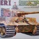 Tamiya 35146 1/35 Military Model Kit WWII German Heavy Tank Tiger I Late Version fotó