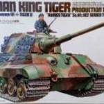 Tamiya 35164 1/35 Scale Model tank Kit WWII German King Tiger Production Turret fotó