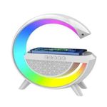 3in1 Vezeték nélküli RGB design asztali lámpa, bluetooth hangszóróval, gyorstöltővel fotó