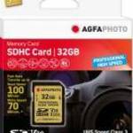AgfaPhoto 10605 32 GB SDHC UHS-I Class 10 memóriakártya fotó