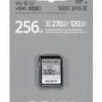Sony SF-E256 256 GB SDXC UHS-II Class 10 memóriakártya fotó