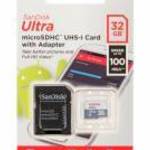 SanDisk Ultra 32 GB MicroSDHC UHS-I Class 10 memóriakártya fotó