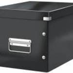 LEITZ Click&Store M méretű lakkfényű fekete tároló doboz fotó