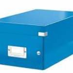 LEITZ "Click&Store" lakkfényű kék DVD tároló doboz fotó