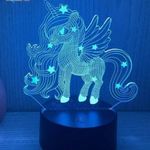 3D Éjszakai lámpa Pony ÚJ! fotó