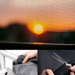 Tépőzáras szúnyogháló ablakra / 150 × 180 cm - fekete fotó