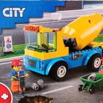 Új 60325 LEGO City betonkeverő építőjáték építőkocka fotó
