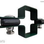 3D Zártszelvény kerítés bilincs KÖZTES 60 × 40 mm ZÖLD Kód: BKZ fotó