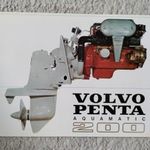Volvo Penta Aquamatic motorcsónak motor prospektus technikai adatokkal gyűjteményből fotó