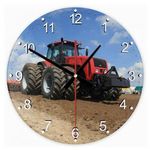 MTZ traktor 1 kör alakú üveg óra falióra fotó