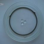 Mikró / mikrohullámú sütő tányér / forgótányér 32, 5 cm forgó alátéttel / forgó gyűrűvel fotó