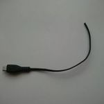 MicroUSB / micro USB töltő csatlakozó kábel fekete színű 17 cm 1 FT-RÓL NMÁ! fotó