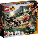 LEGO Jurassic World 76950 - Triceratops támadása a teherautó ellen Új, bontatlan fotó