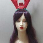 Karácsonyi, farsangi fejpánt hajpánt jelmez kiegészítő SZARVAS AGANCSOS fotó
