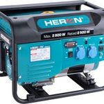 HERON benzinmotoros áramfejlesztő, max 2800 VA, egyfázisú fotó