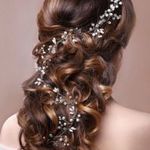 Ékszerek-hajdíszek, hajcsatok: Esküvői, menyasszonyi, alkalmi hajdísz ES-H-FÜ04-80e fotó