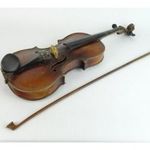 0M400 Antik Babós szegedi hegedű tokkal vonóval fotó