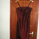 Pántos bordó színű, egyenes fazonú alkalmi női ruha/koktél ruha kb.38/M-s fotó